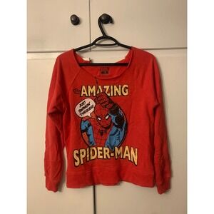 Marvel Her Amazing Spider-Man‎ Graphic Pullover Crewneck Sweatshirt S